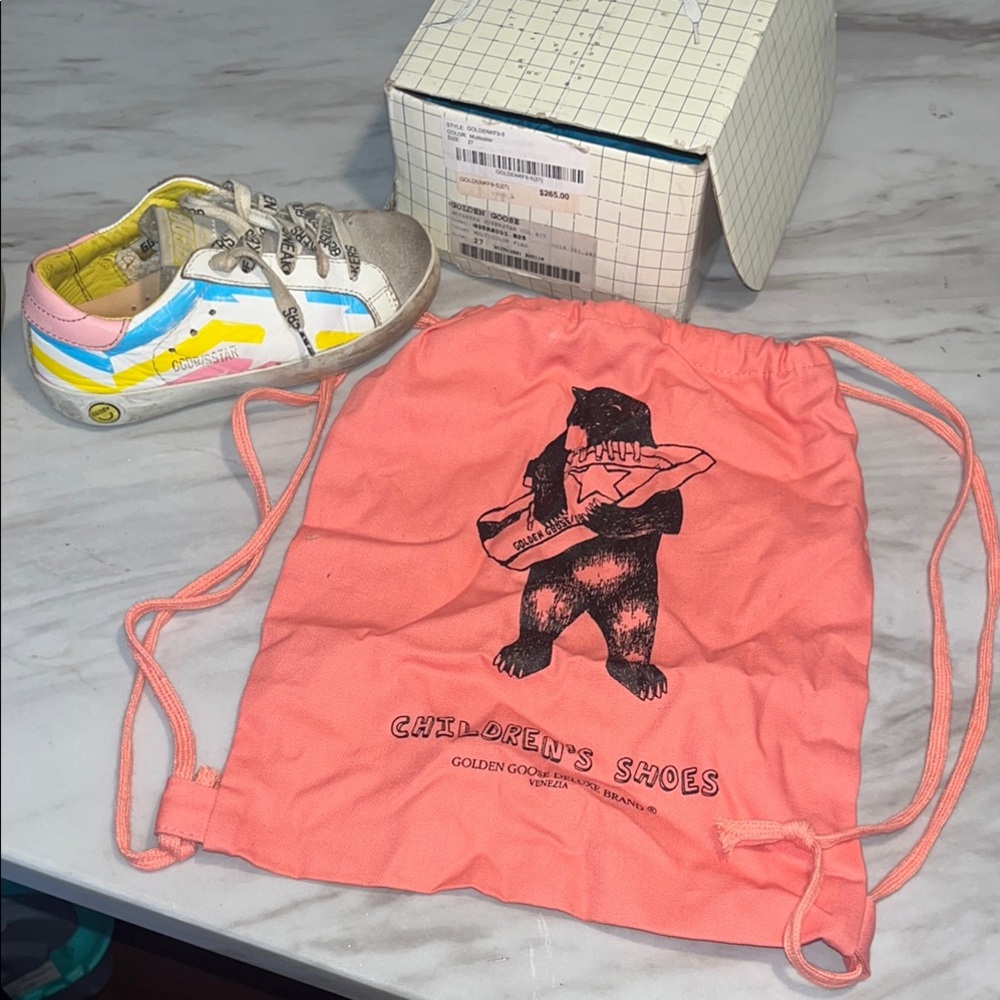 Golden Goose Kids Sneakers - Multicolor Star Design - Picture 5 of 5